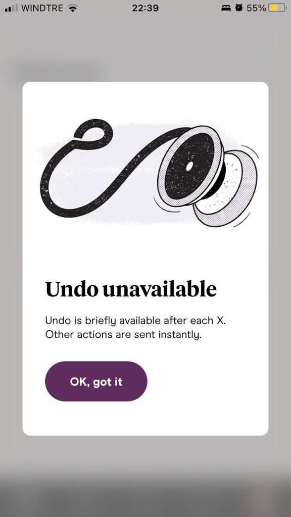 What Happens When The X Is Hit On Hinge